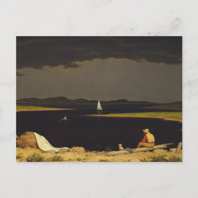Martin Johnson Heade - Approaching Thunderstorm Postcard (Front)