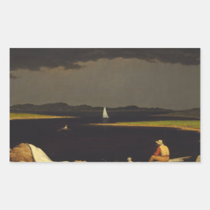 Martin Johnson Heade - Approaching Thunderstorm Sticker