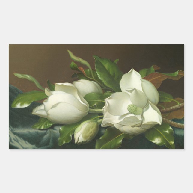 Martin Johnson Heade - Magnolias on Light Blue Sticker (Front)