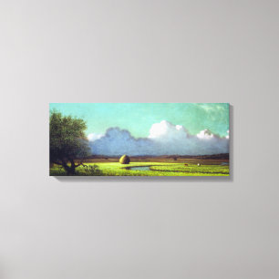 Martin Johnson Heade Sunlight Shadow Newbury Marsh Canvas Print