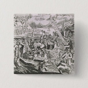 Martin Luther 2 Inch Square Button