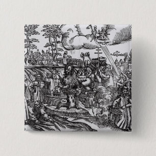 Martin Luther 2 Inch Square Button