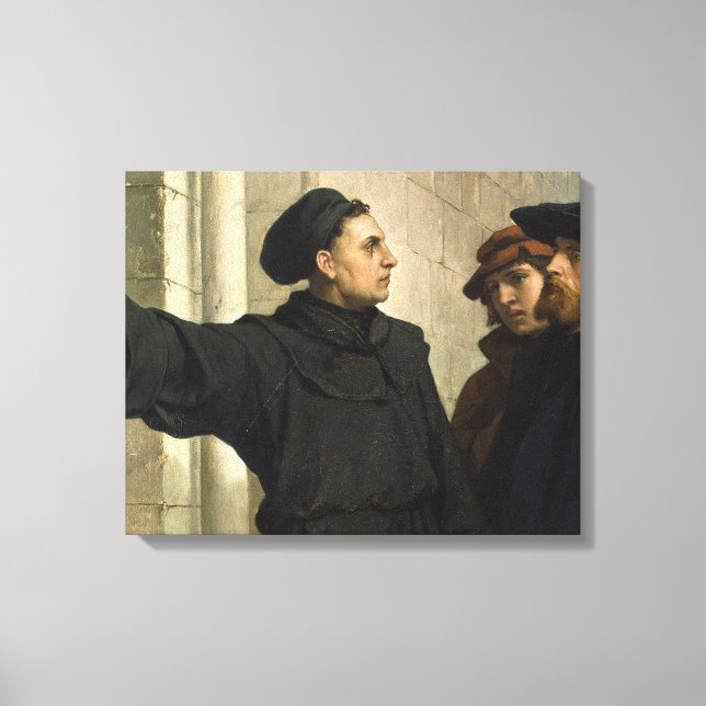 Martin Luther 95 Thesis Canvas Print (Front)