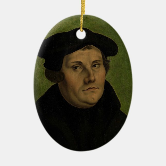 Martin Luther Ceramic Ornament (Front)