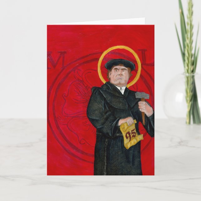 Martin Luther Greeting Card (Front)