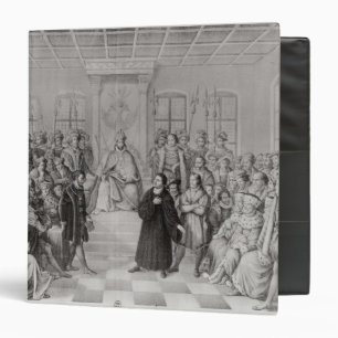 Martin Luther in front of Charles V Binder