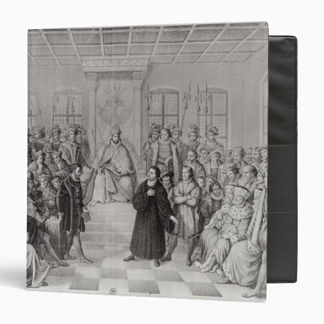 Martin Luther in front of Charles V Binder (Front/Inside)