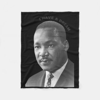 Martin Luther King_i Have A Dream Sticker  Fleece Blanket