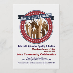 Martin Luther King Interfaith Celebration Invite