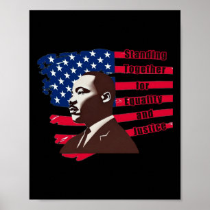Martin Luther King Jr. Day Mlk Sticker  Poster
