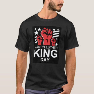 Martin Luther King Jr. Empowered Fist Symbol Desig T-Shirt