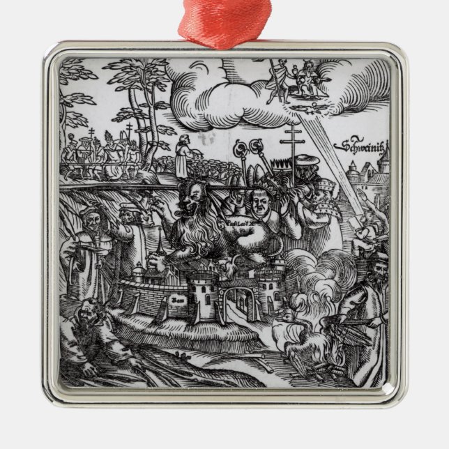 Martin Luther Metal Ornament (Front)