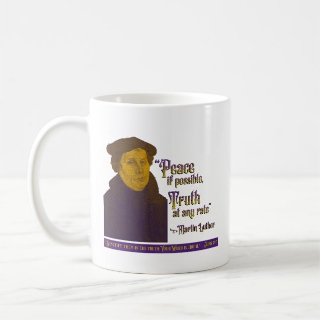 Martin Luther Peace and Truth Coffee Mug (Left)