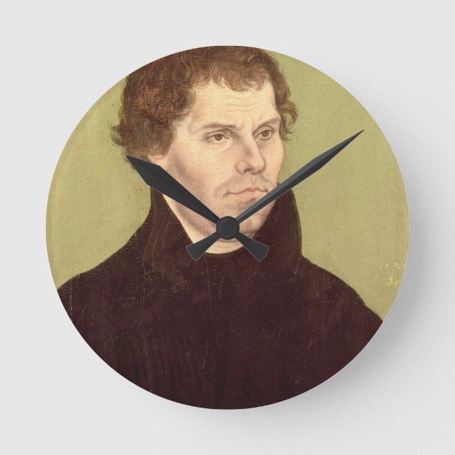 Martin Luther Round Clock (Front)