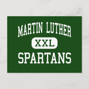 Martin Luther - Spartans - High - Greendale Postcard