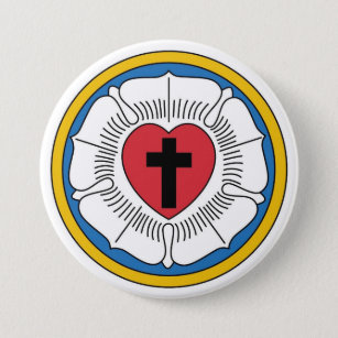 Martin Luther's Seal 3 Inch Round Button