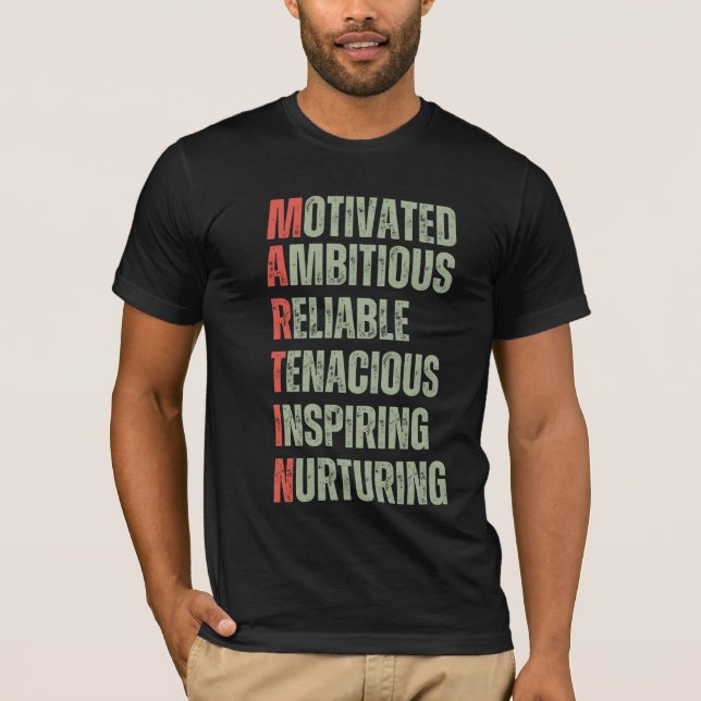 MARTIN - NAME/FIRST/LAST NAME T-Shirt (Front)