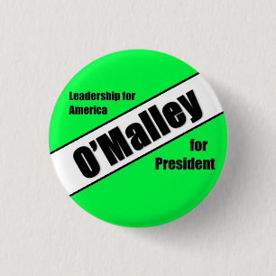 Martin O'Malley 2016 1 Inch Round Button