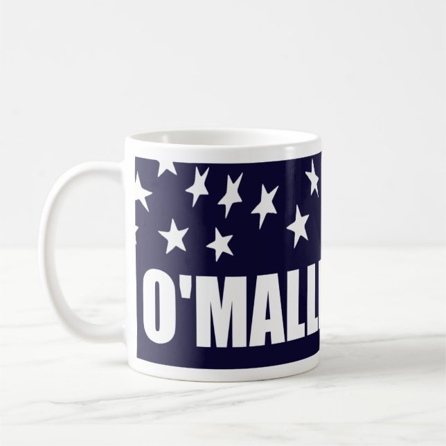 Martin O'Malley President 2016 American Flag Coffee Mug (Left)