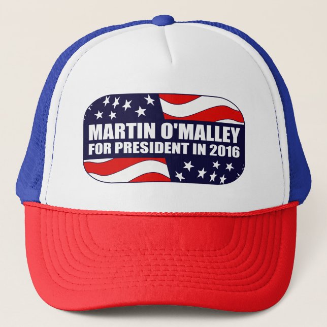 Martin O'Malley President 2016 Trucker Hat (Front)