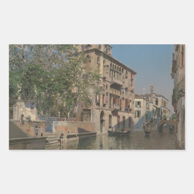 Martin Rico y Ortega - A Canal in Venice Sticker (Front)