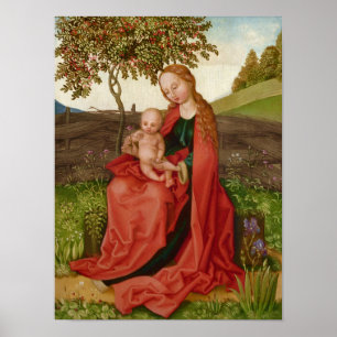 Martin Schongauer CC0945 Virgin and child garden Poster