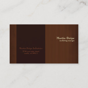 Martin Stripe Business Cards