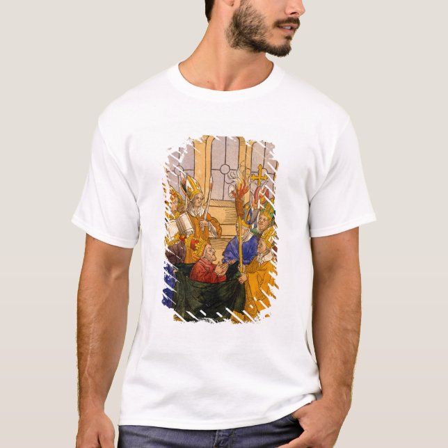 Martin V is installed as Pope T-Shirt (Front)