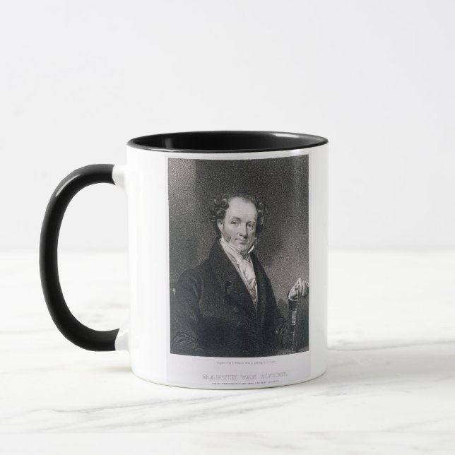 Martin Van Buren, engraved by E. Wellmore (engravi Mug (Left)