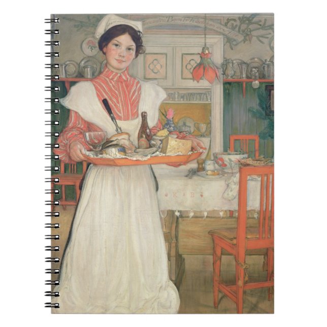 Martina Carrying Breakfast on a Tray, 1904 Notebook (Front)