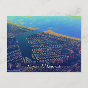 Martina del Rey, Marina del Rey, CA Postcard