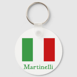 Martinelli Italian Flag Keychain