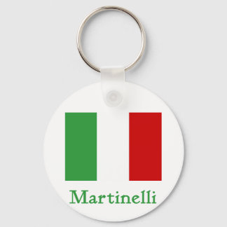 Martinelli Italian Flag Keychain