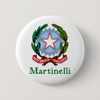 Martinelli Republic of Italy 2 Inch Round Button