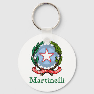 Martinelli Republic of Italy Keychain