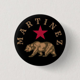 Martinez, California 1 Inch Round Button