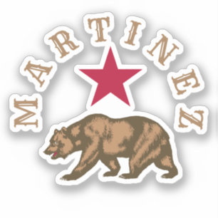 Martinez, California Classic Round Sticker