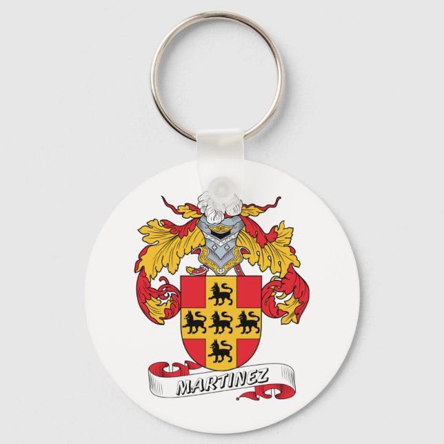Martinez Family Crest Keychain (Front)