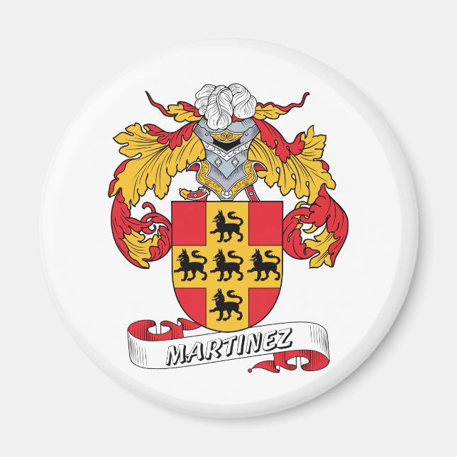 Martinez Family Crest Magnet (Front)