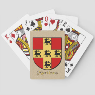 Martinez Heraldic Shield Playing Cards