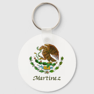 Martinez Mexican National Seal Keychain
