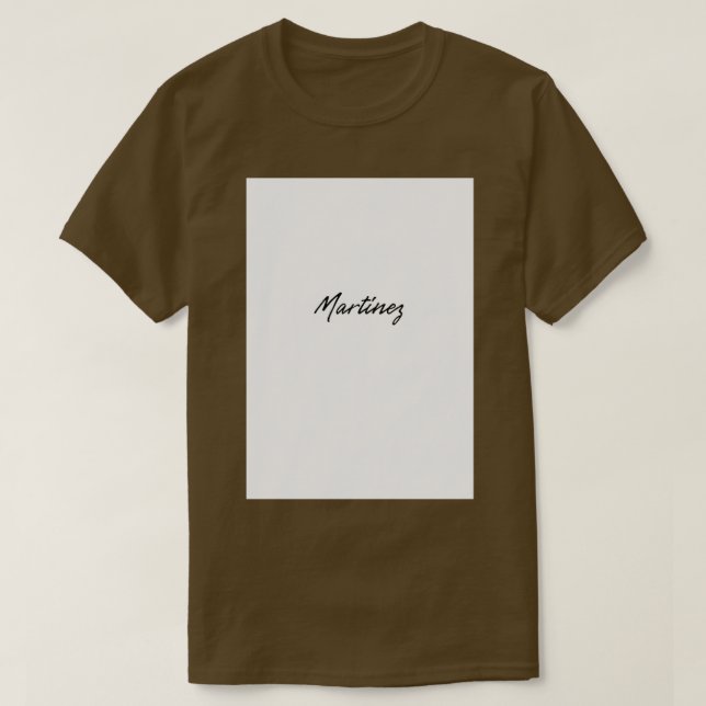 Martinez T-Shirt (Design Front)