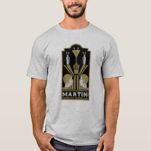 Martini Art Deco Art T-Shirt