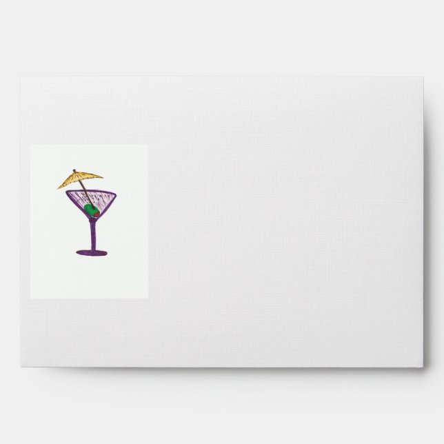Martini Bachelorette Party Envelopes (Front)