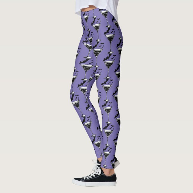 Martini Bats Leggings (Left)