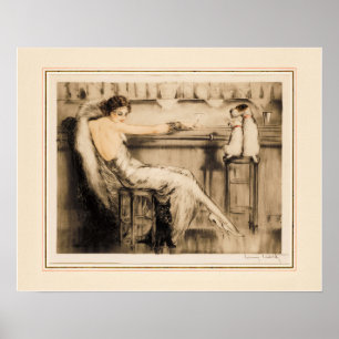 Martini by Louis Icart Poster
