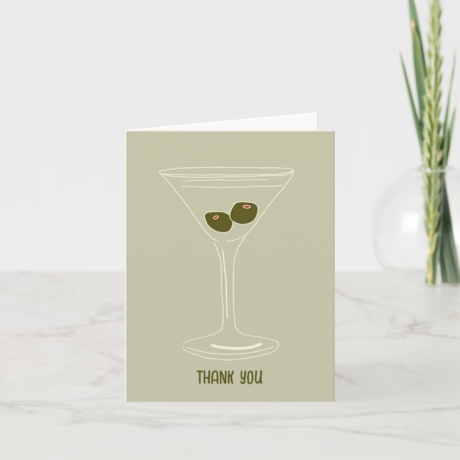 martini carte de remerciements (Devant)