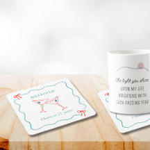 Martini Cheers to 21 Years Birthday Party