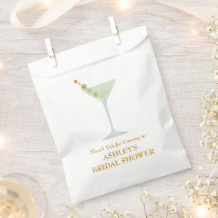Martini Cocktail Wedding Favour Bridal Shower Favour Bag