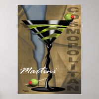 Martini cosmopolite | art déco
